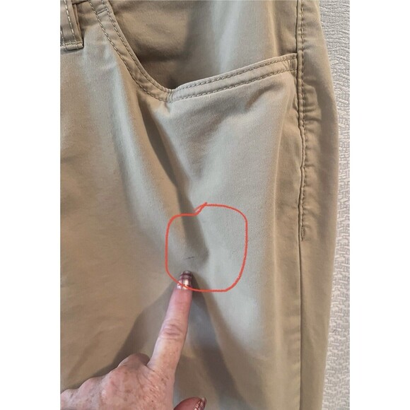 Bonobos Tailored 3XDry Khaki Slim Straight Pants Mens 31/32 Tan Stretch Classic - Picture 4 of 8